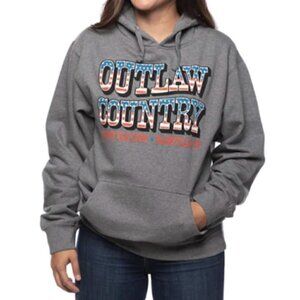 Grand Ole Opry OUTLAW COUNTRY FLAG HOODIE Large